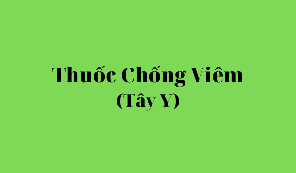 Thuốc Chống Viêm