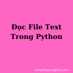 Đọc File Text Trong Python