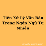 Tiền Xử Lý Văn Bản Trong Ngôn Ngữ Tự Nhiên